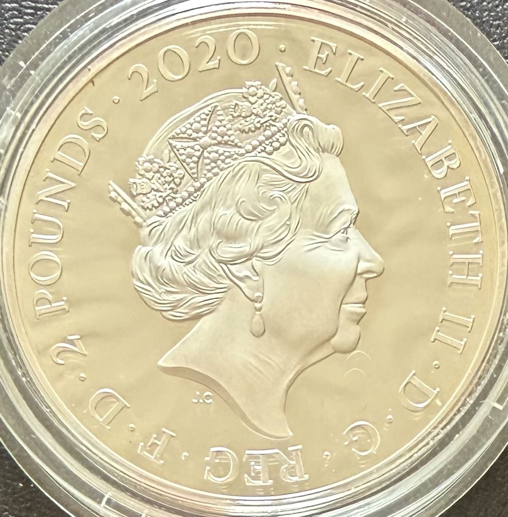 2020 Elton John One Ounce £2  coin collectible - Main Image 2