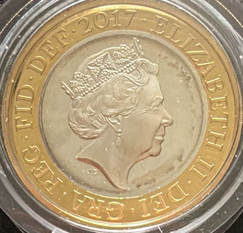 2017 Jane Austen Silver Piedfort £2  coin collectible - Main Image 2