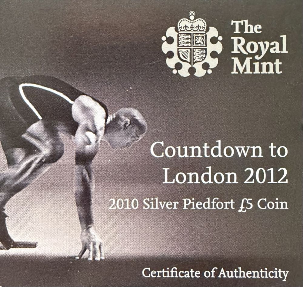 Countdown To London Piedfort £5  coin collectible - Main Image 3