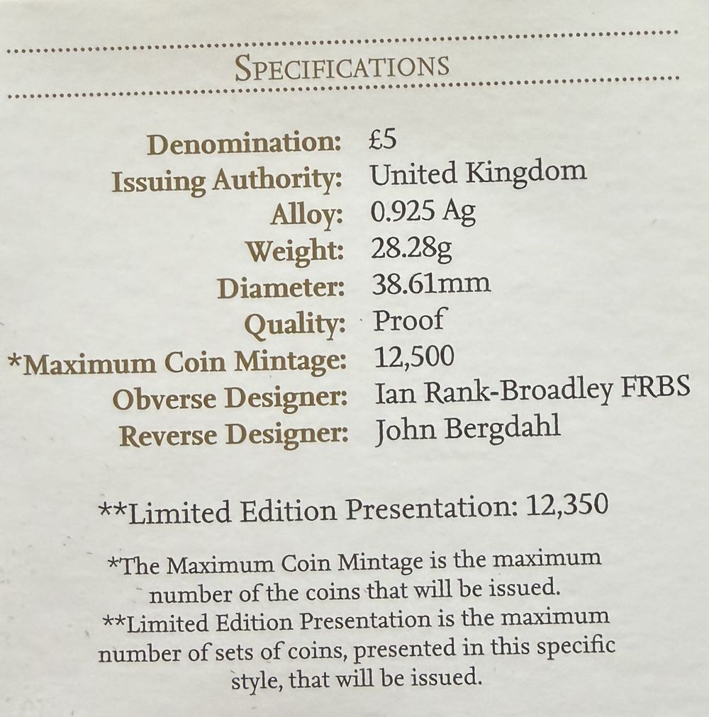 2013 Prince George £5  coin collectible - Main Image 4