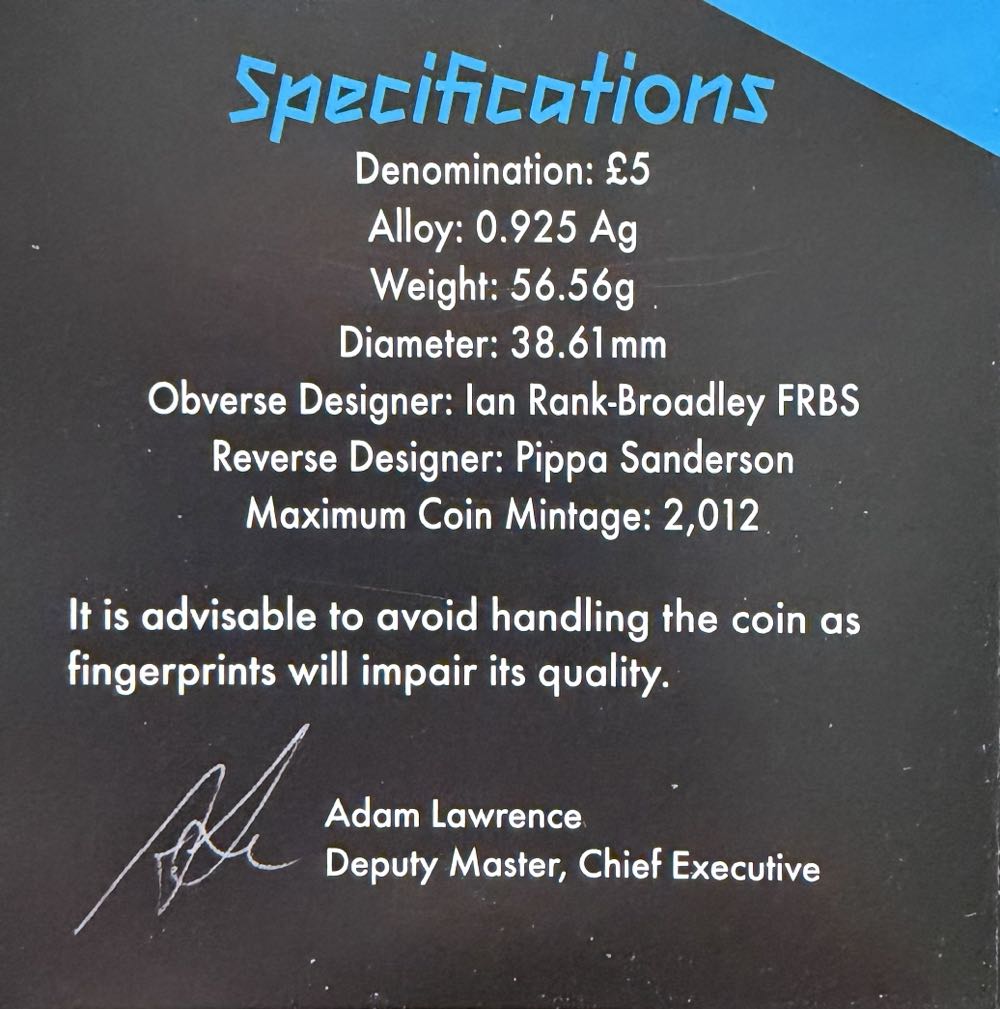 2012 London Paralympic £5  coin collectible - Main Image 4