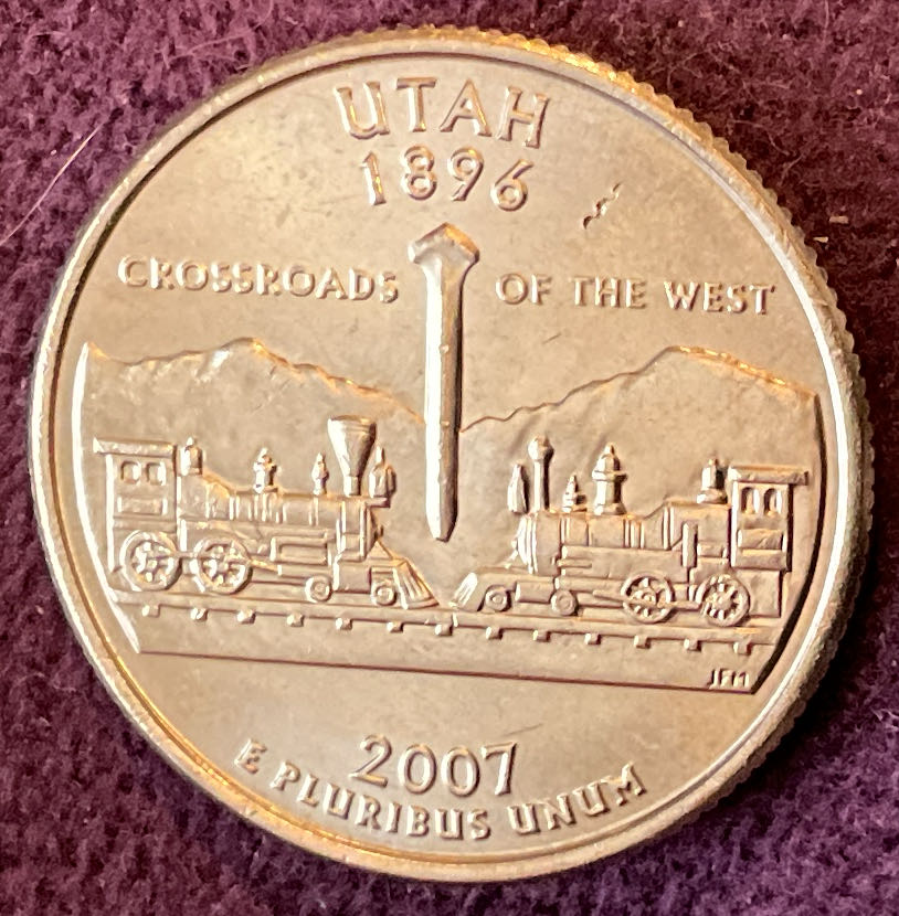 Quarter Utah 2007 D 46  coin collectible - Main Image 2