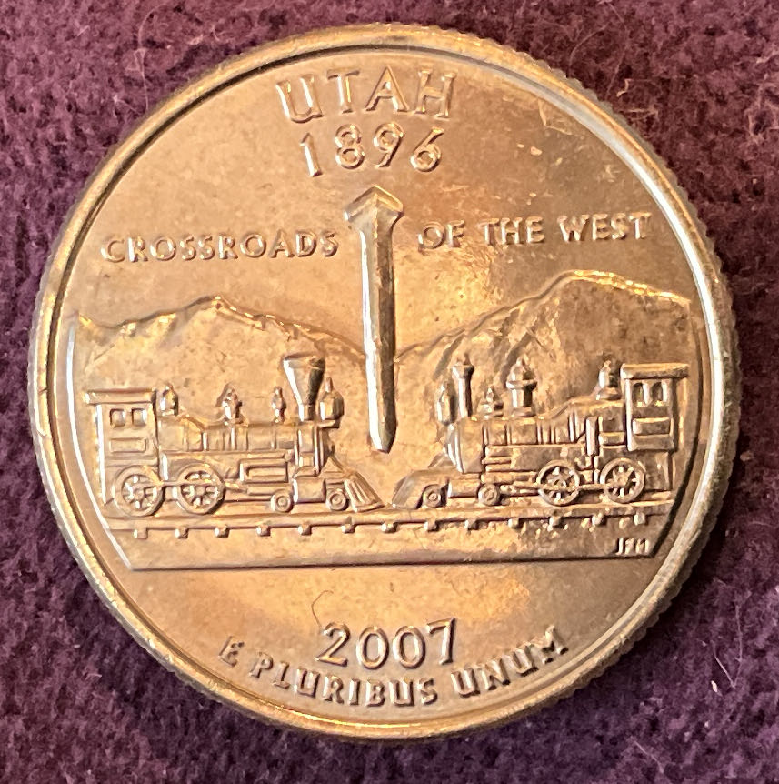 Quarter Utah 2007 D 47  coin collectible - Main Image 2