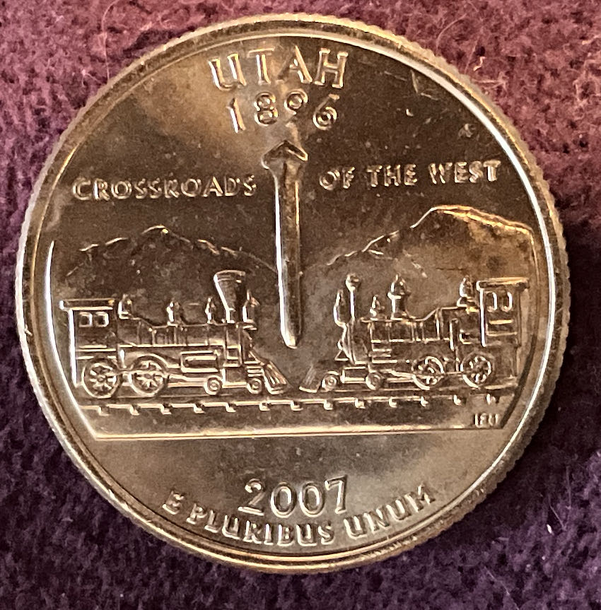 Quarter Utah 2007 D 47  coin collectible - Main Image 4