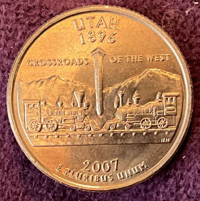 Quarter Utah 2007 D 48  coin collectible - Main Image 2