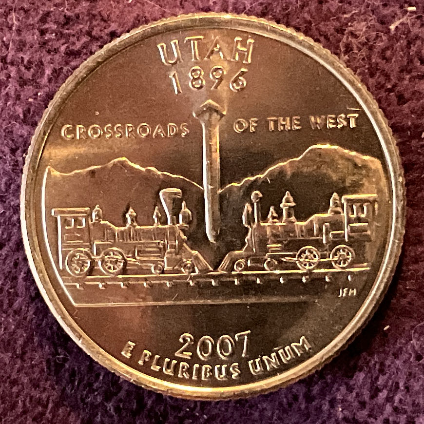 Quarter Utah 2007 D 48  coin collectible - Main Image 4