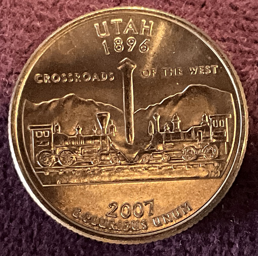 Quarter Utah 2007 D 49  coin collectible - Main Image 4