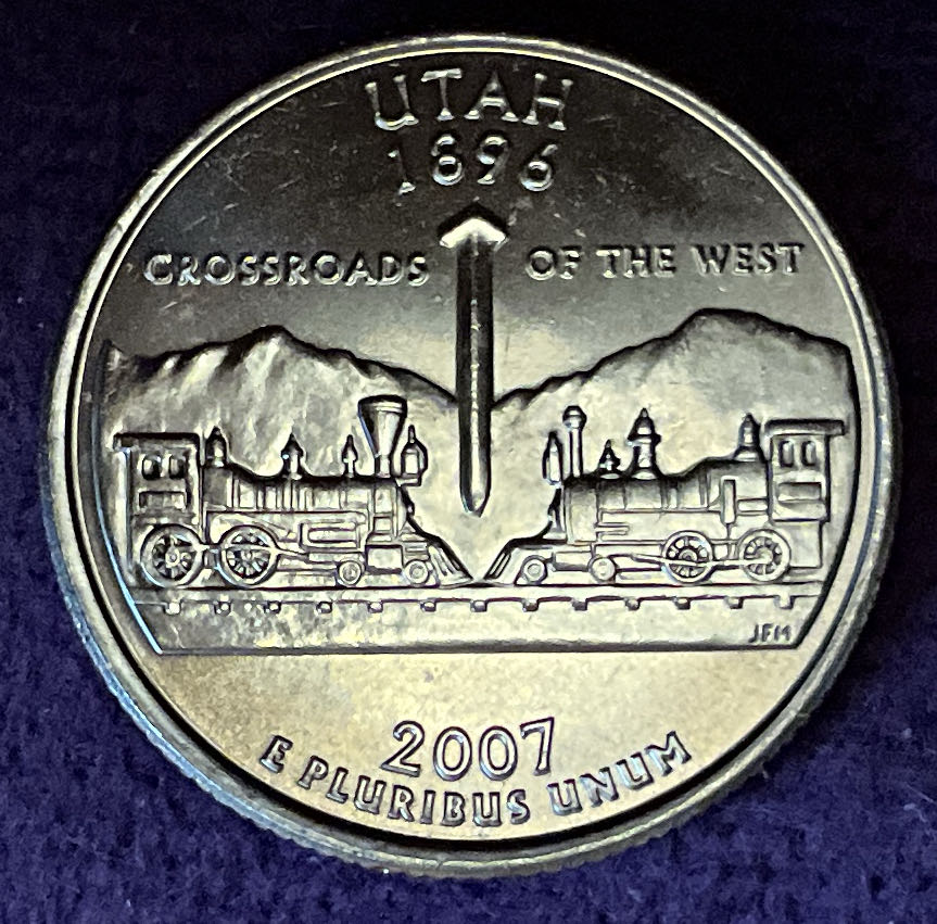 Quarter Utah 2007 D 50  coin collectible - Main Image 4