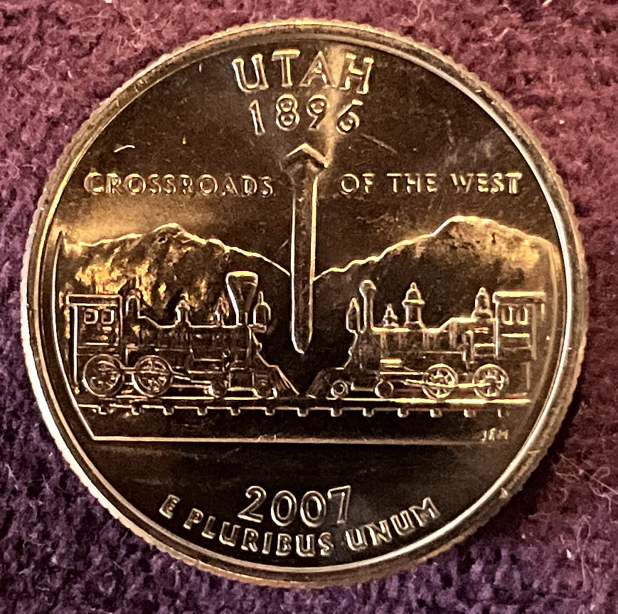 Quarter Utah 2007 D 51  coin collectible - Main Image 4