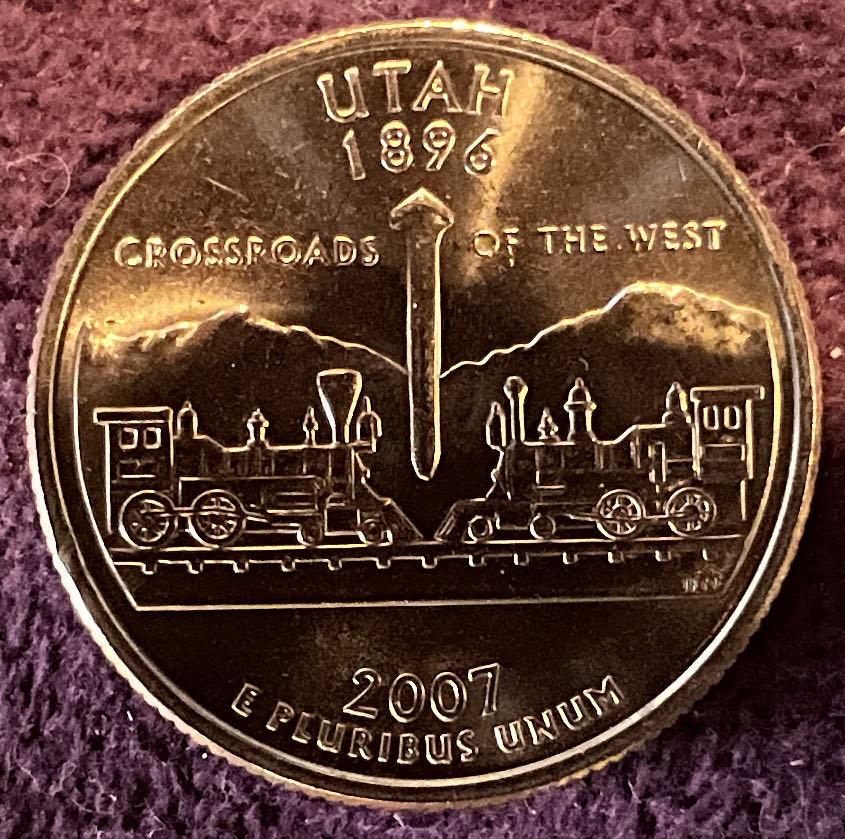 Quarter Utah 2007 D 52  coin collectible - Main Image 4
