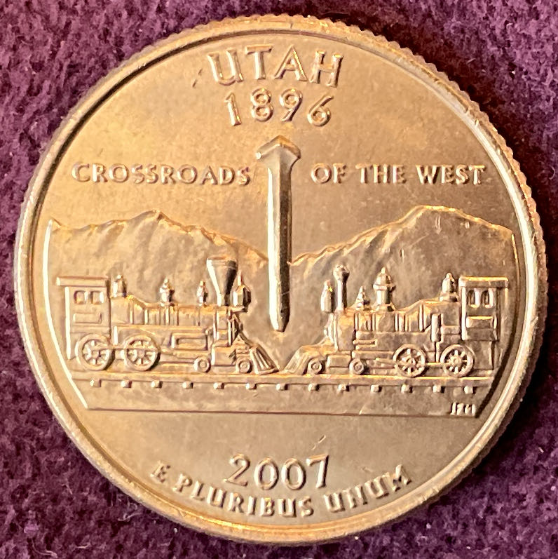 Quarter Utah 2007 D 55  coin collectible - Main Image 2