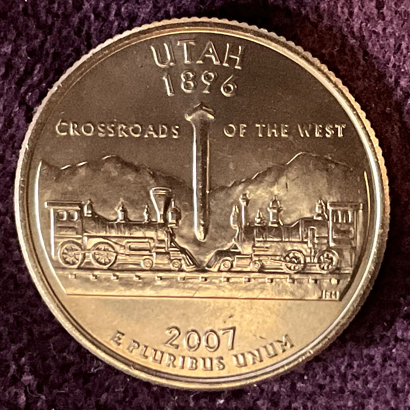 Quarter Utah 2007 D 55  coin collectible - Main Image 4