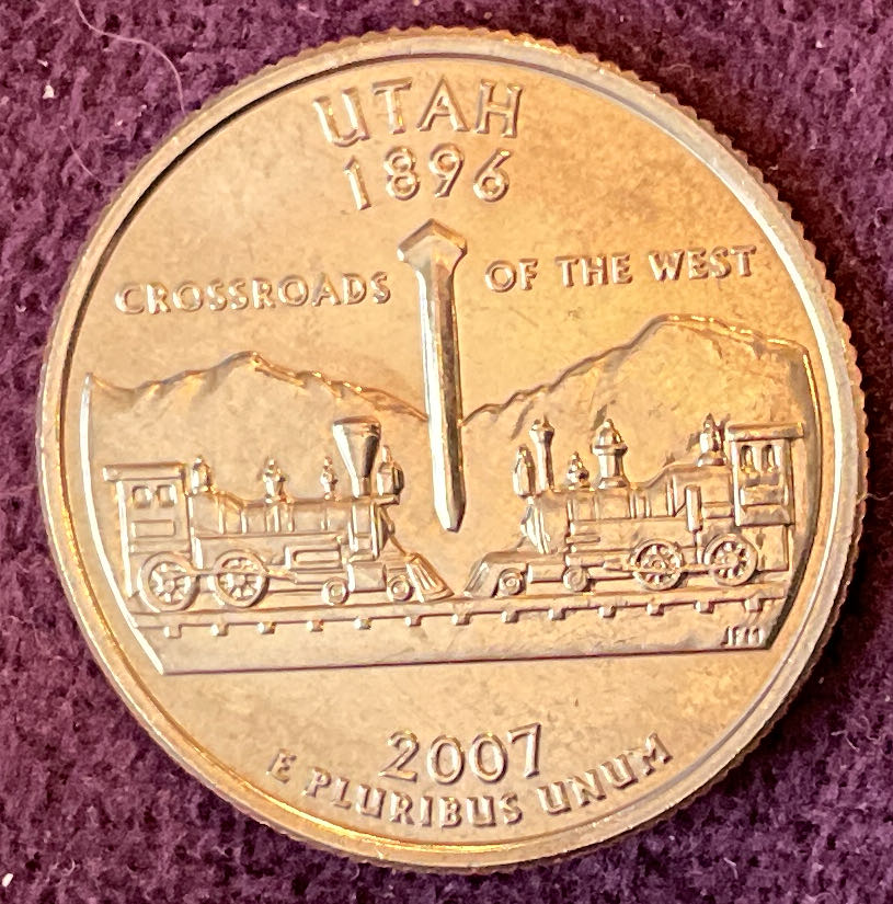 Quarter Utah 2007 D 56  coin collectible - Main Image 2