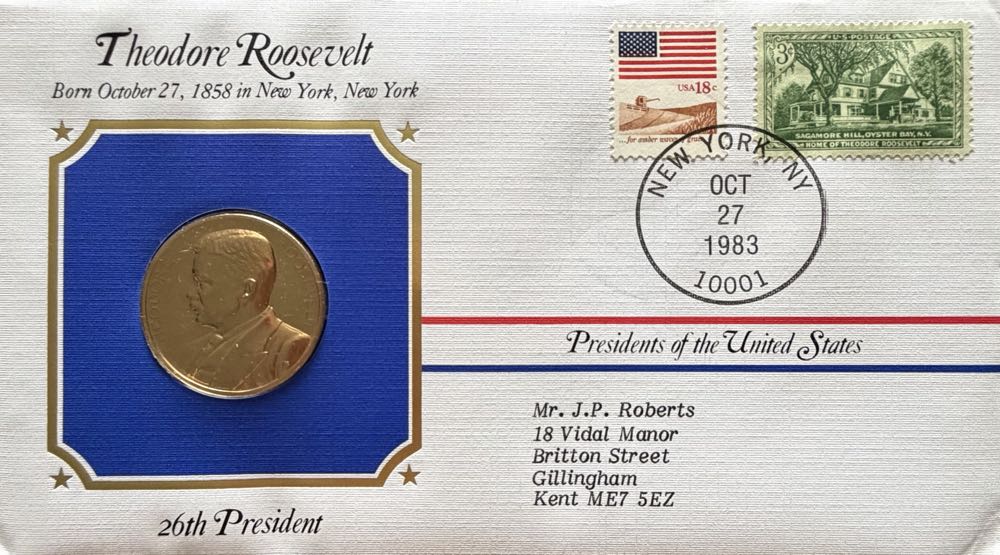 John Adams Silver Miniature