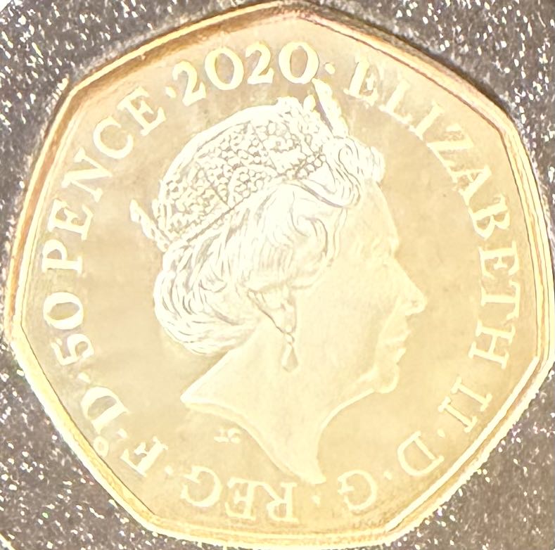 2020 Withdrawal From The EU 50p (2)  coin collectible - Main Image 2