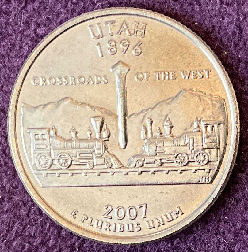 Quarter Utah 2007 D 59  coin collectible - Main Image 2