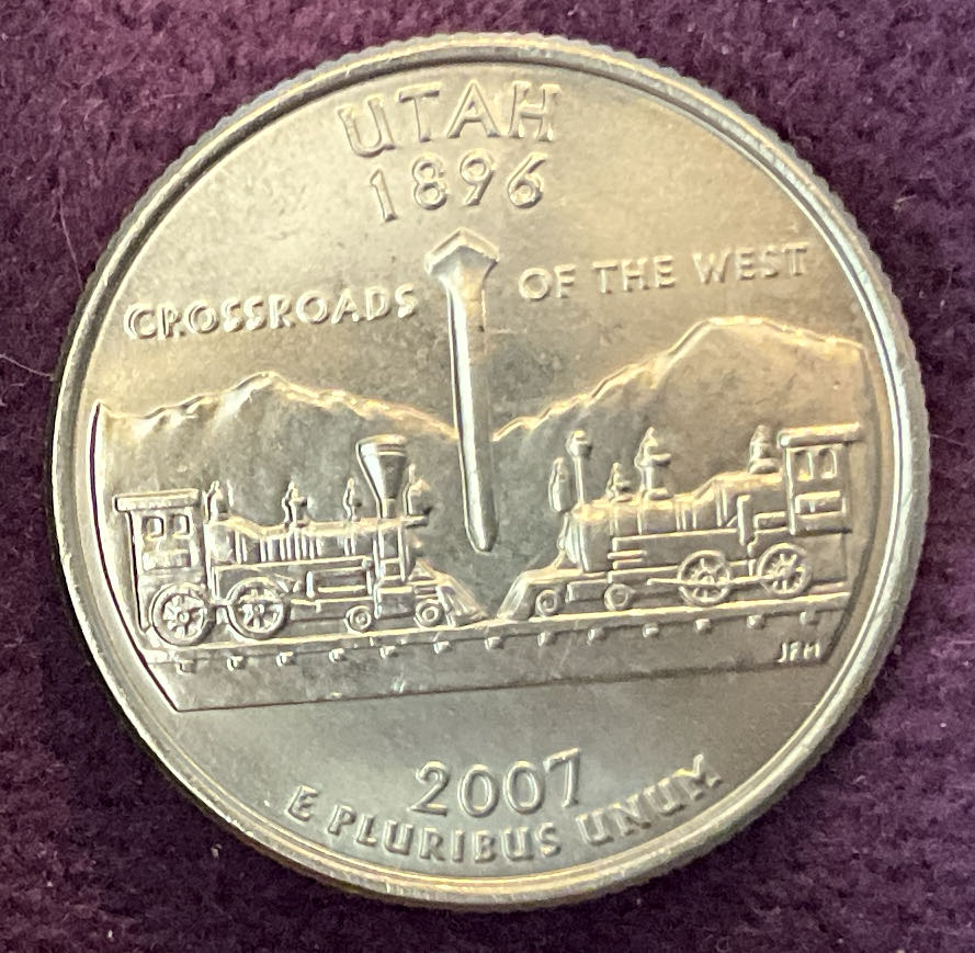 Quarter Utah 2007 D 61  coin collectible - Main Image 2