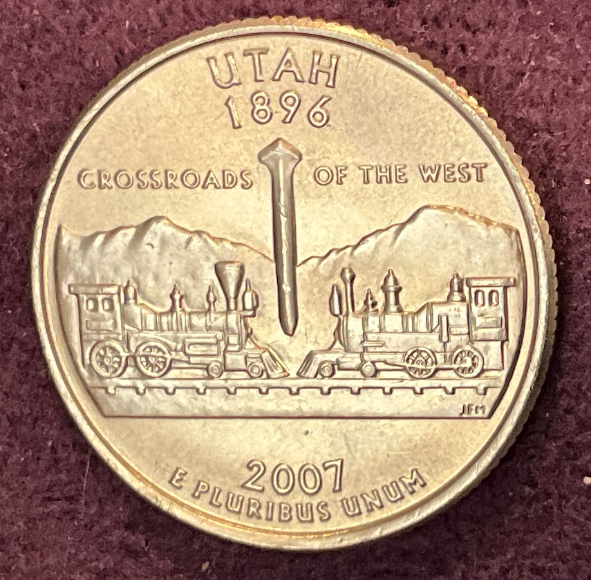 Quarter Utah 2007 D 62  coin collectible - Main Image 2