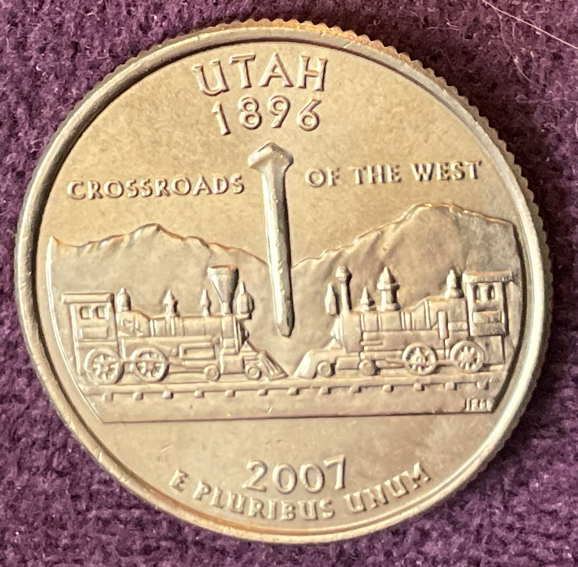Quarter Utah 2007 D 64  coin collectible - Main Image 2