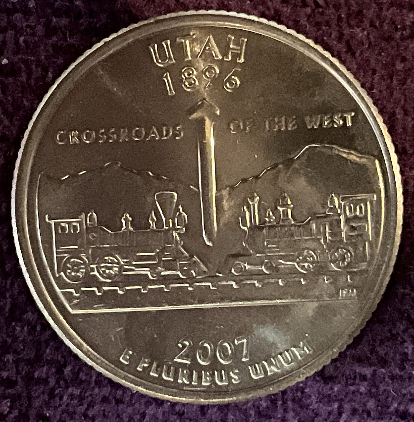 Quarter Utah 2007 D 64  coin collectible - Main Image 4