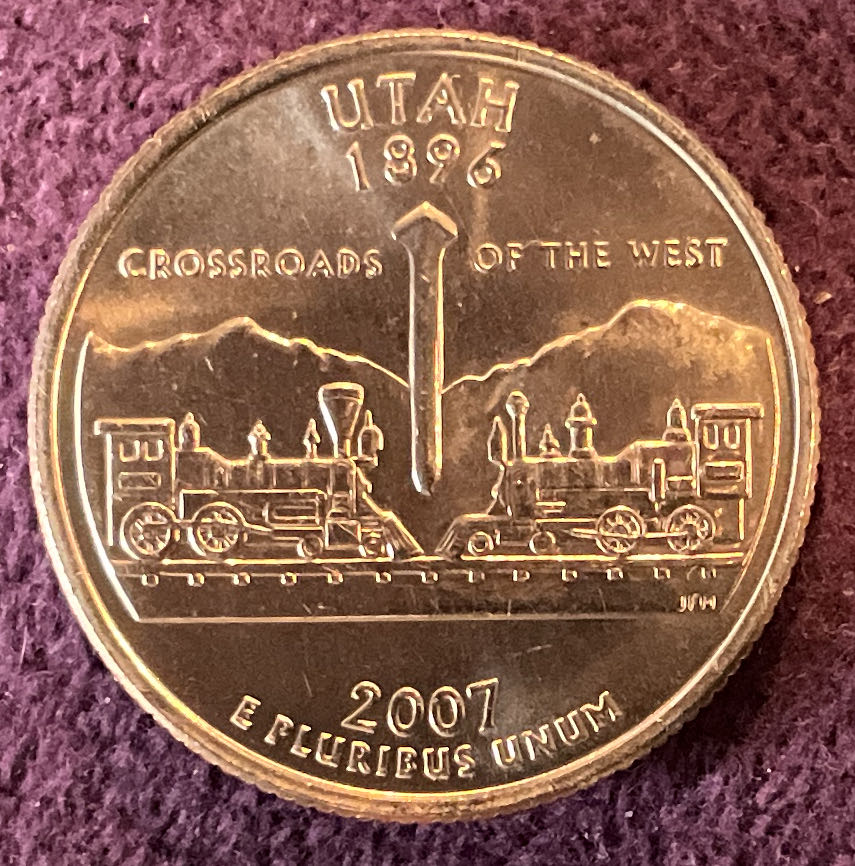 Quarter Utah 2007 D 65  coin collectible - Main Image 4