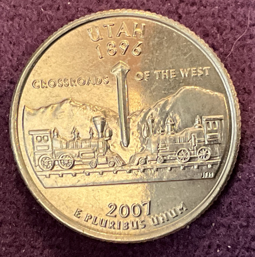 Quarter Utah 2007 D 67  coin collectible - Main Image 2