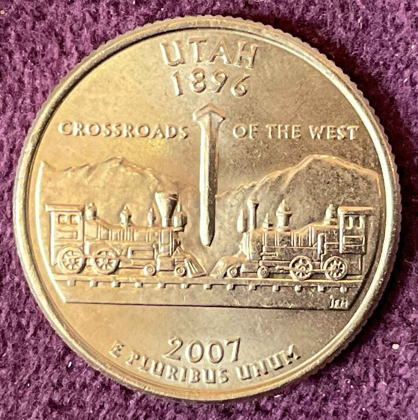 Quarter Utah 2007 D 70  coin collectible - Main Image 2