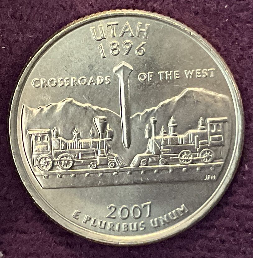 Quarter Utah 2007 D 71  coin collectible - Main Image 2