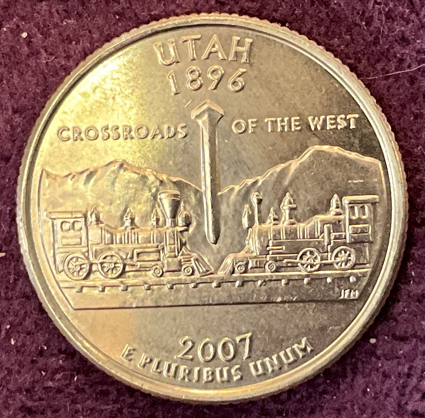 Quarter Utah 2007 D 72  coin collectible - Main Image 2