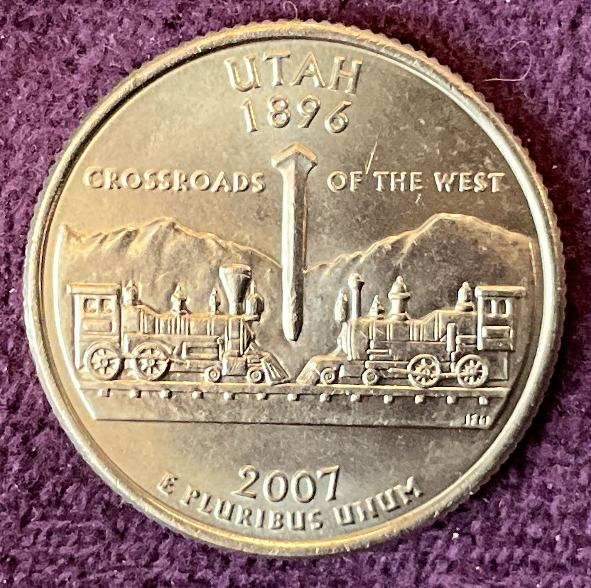 Quarter Utah 2007 D 74  coin collectible - Main Image 2