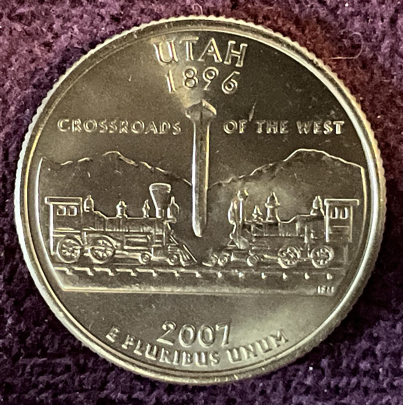 Quarter Utah 2007 D 74  coin collectible - Main Image 4