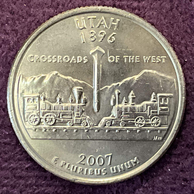 Quarter Utah 2007 D 75  coin collectible - Main Image 2