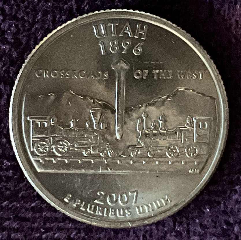 Quarter Utah 2007 D 75  coin collectible - Main Image 4