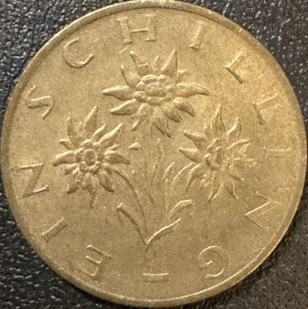 1985 Austria 1 Schilling  coin collectible - Main Image 2