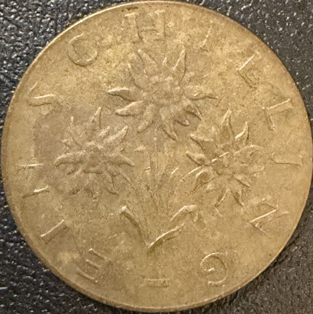 1968 Austria 1 Schilling  coin collectible - Main Image 2