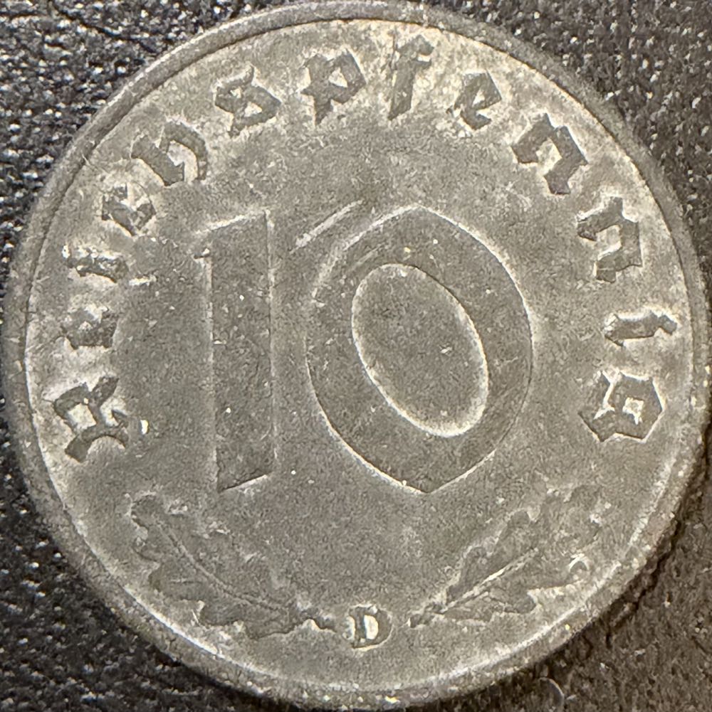 1941 Germany 10 Reichspfennig  coin collectible - Main Image 2