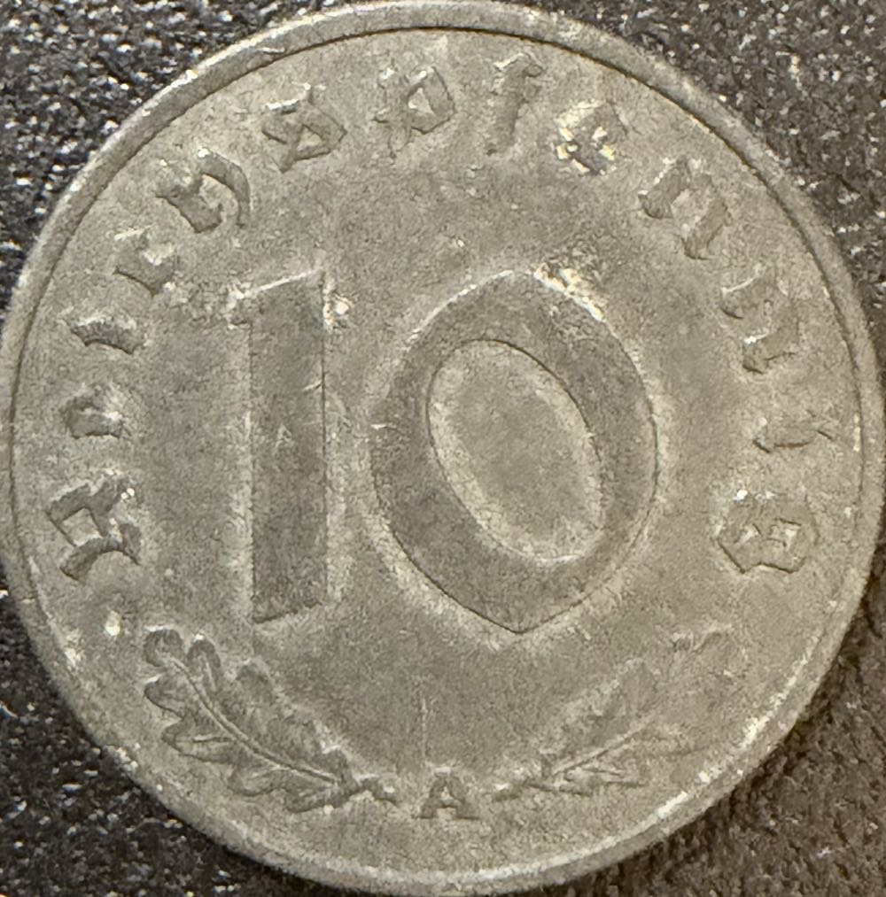 1943 Germany 10 Reichspfennig  coin collectible - Main Image 2