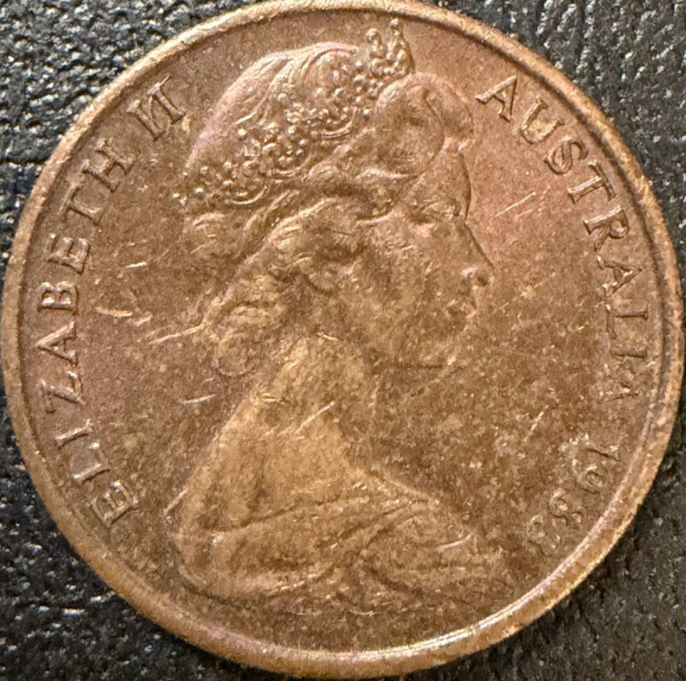 1983 Australia 1 Cent  coin collectible - Main Image 2