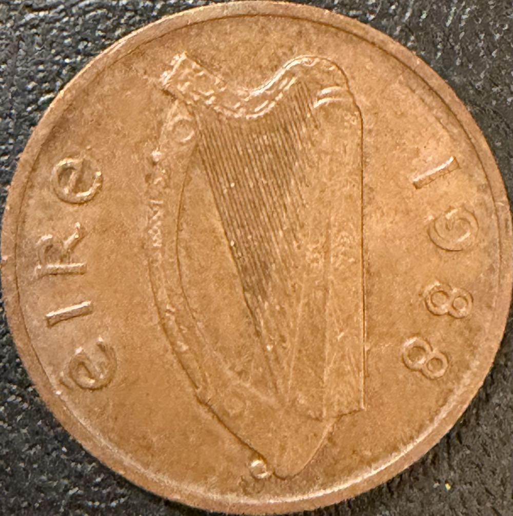 1988 Ireland 1p  coin collectible - Main Image 2