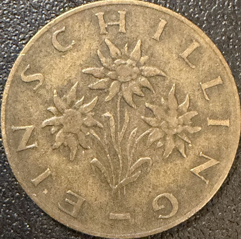 1959 Austria 1 Schilling  coin collectible - Main Image 2