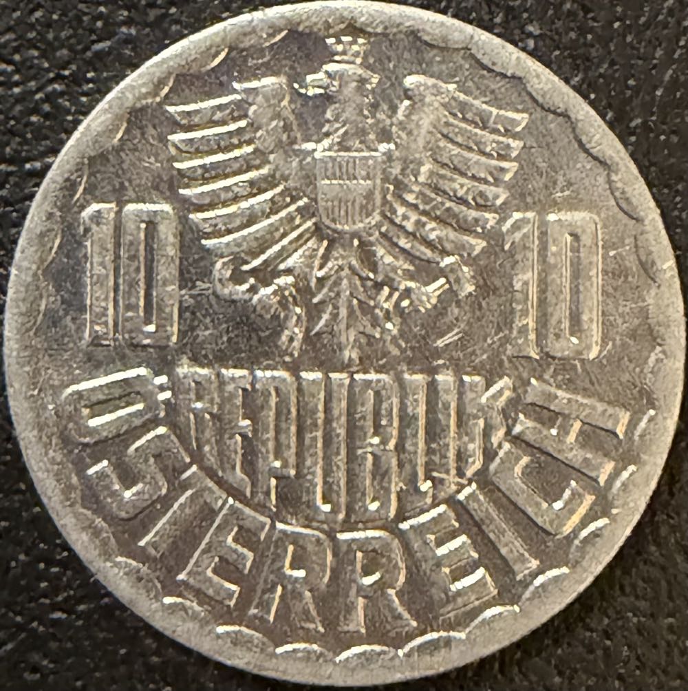 1987 Austria 10 Groschen  coin collectible - Main Image 2