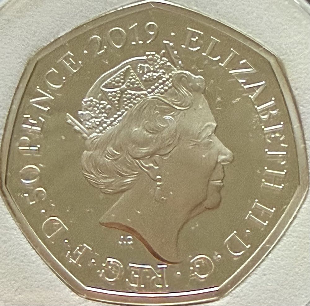 2019 Wallace & Gromit Silver 50p  coin collectible - Main Image 2