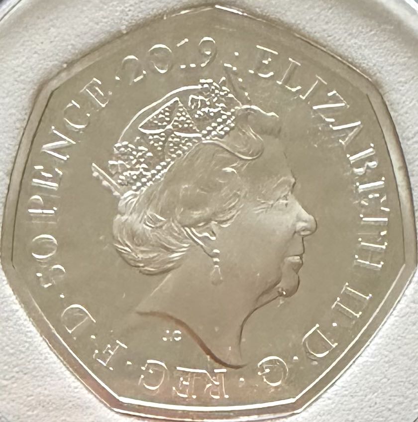 2019 The Gruffalo & The Mouse Silver 50p  coin collectible - Main Image 2