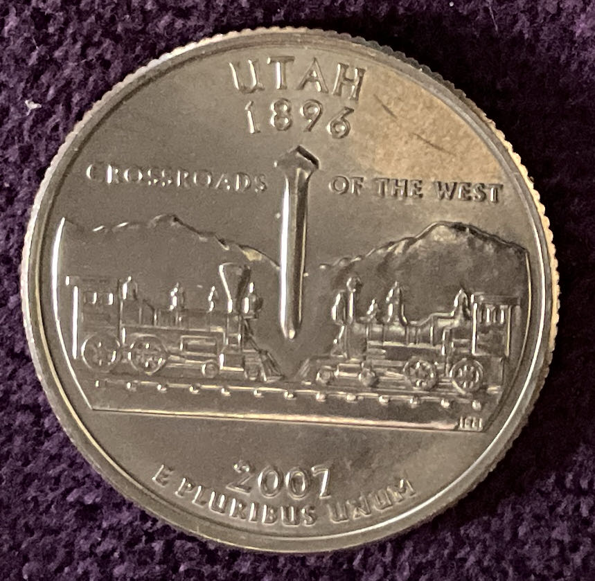 Quarter Utah 2007 D 76  coin collectible - Main Image 4