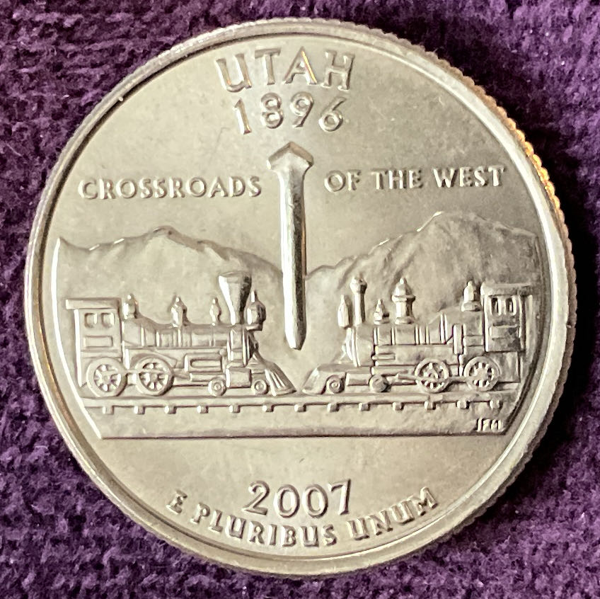 Quarter Utah 2007 D 79  coin collectible - Main Image 2