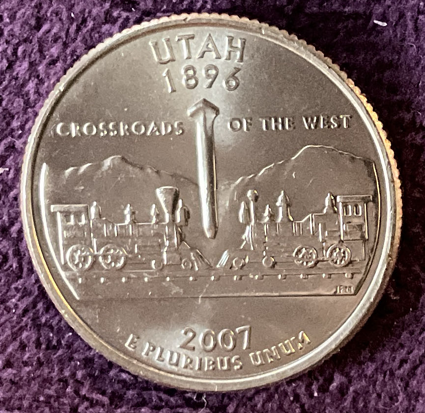 Quarter Utah 2007 D 80  coin collectible - Main Image 4