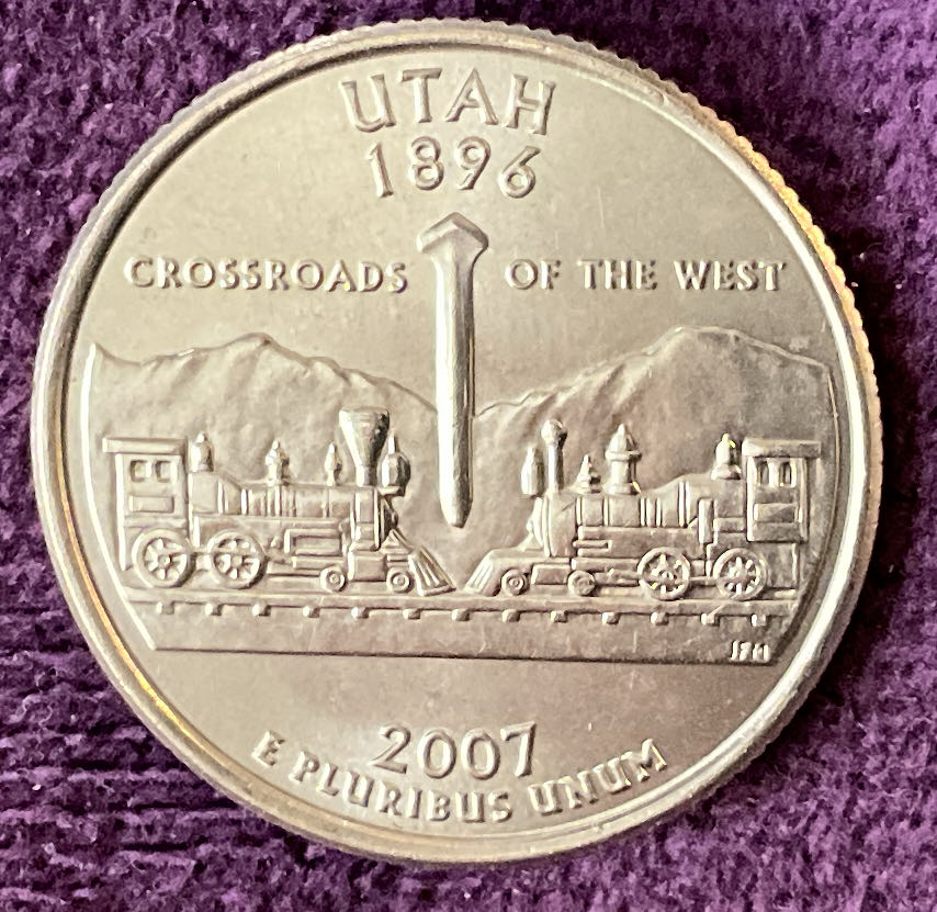 Quarter Utah 2007 D 82  coin collectible - Main Image 2