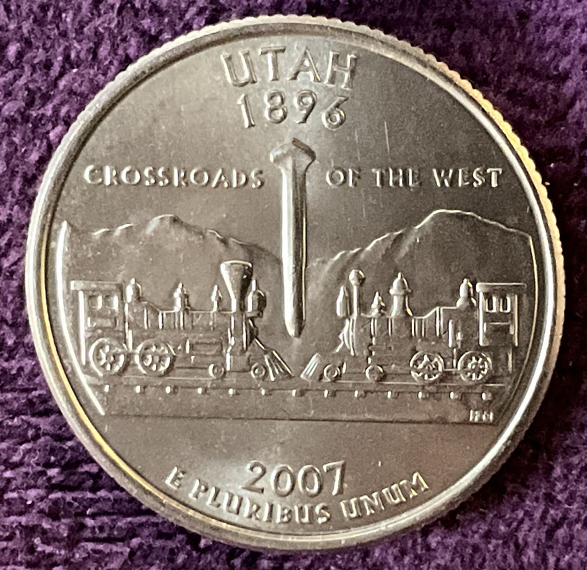 Quarter Utah 2007 D 82  coin collectible - Main Image 4