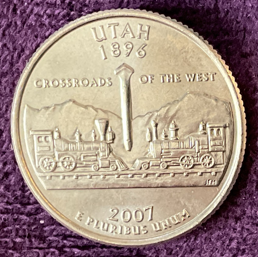 Quarter Utah 2007 D 77  coin collectible - Main Image 2