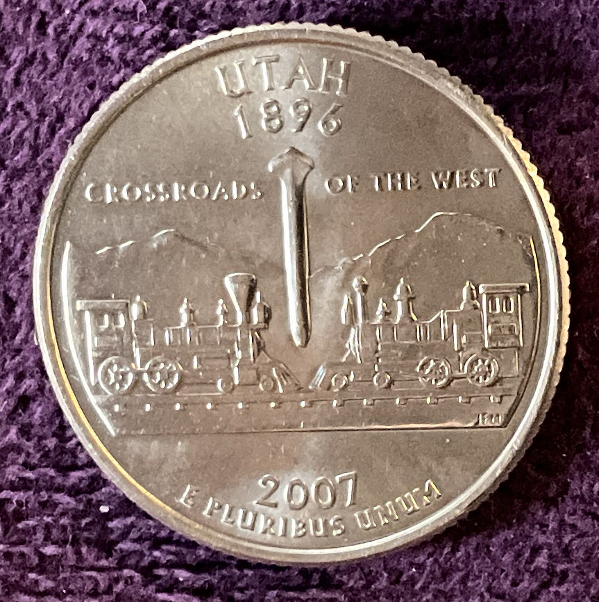 Quarter Utah 2007 D 77  coin collectible - Main Image 4